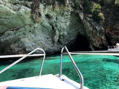 Cave picture from a boat